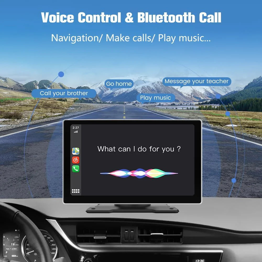 7 Inch Portable Car Stereo with Full HD Touch Screen G431235