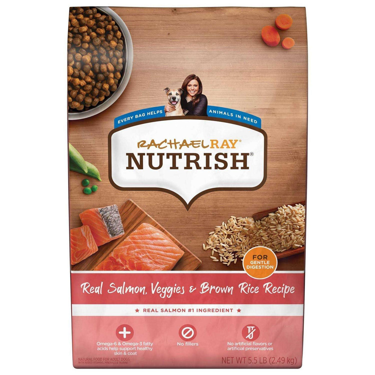 Salmon Veggies & Brown Recipe Dry Dog Food A414480