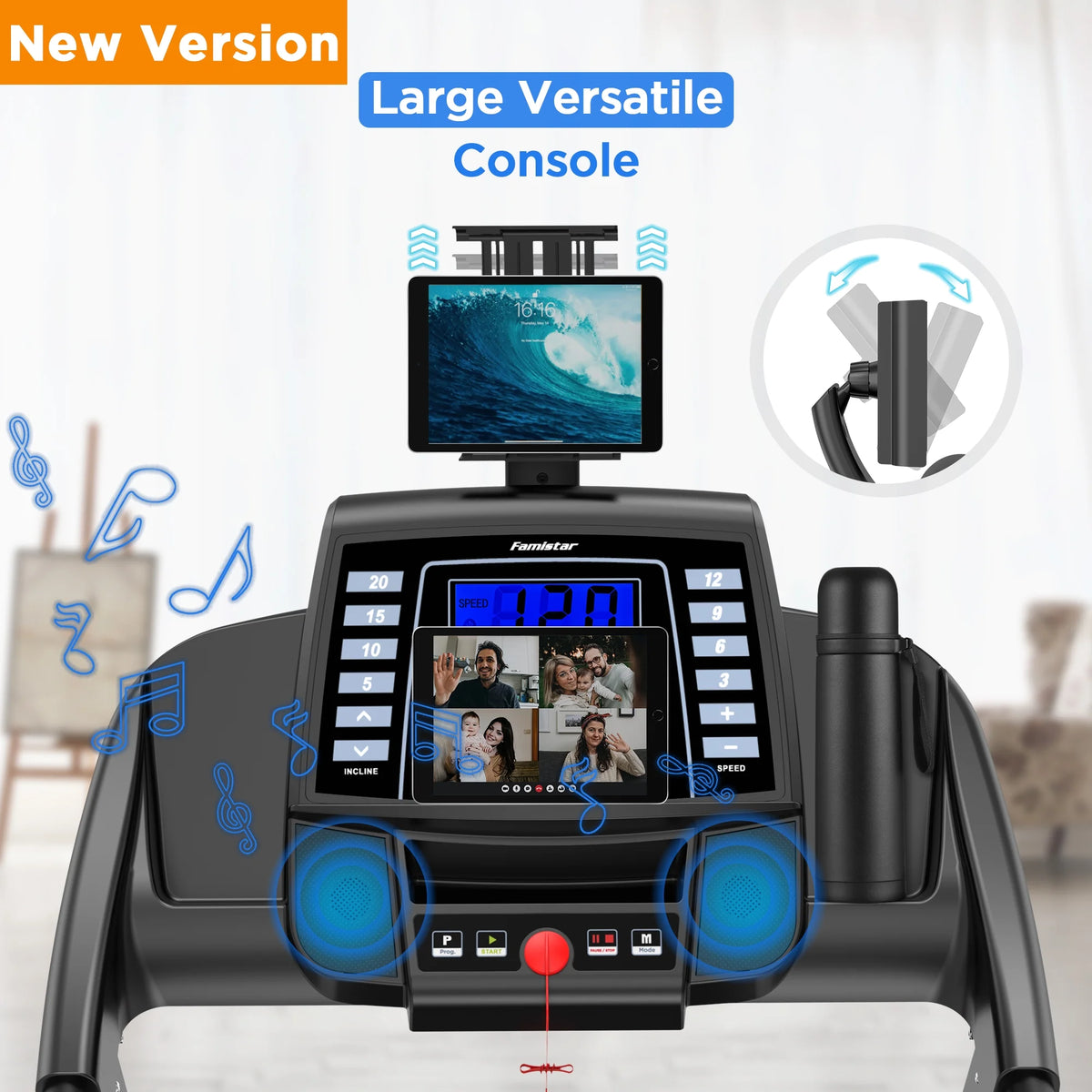 4.0HP Folding Treadmill with Auto Incline N4360