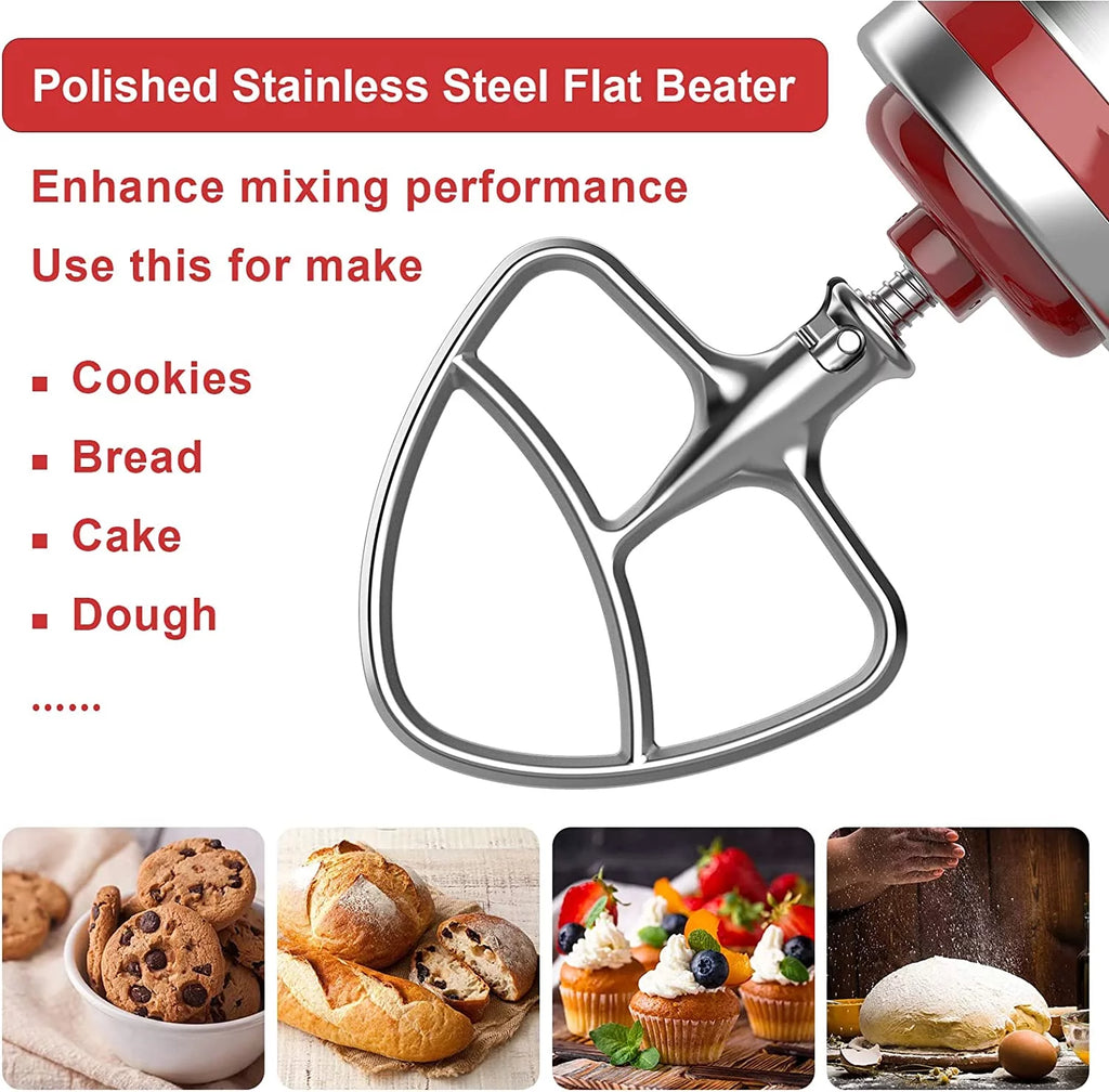 Stainless Steel Beater Blade for 4.5-5 Quart Bowl W794253