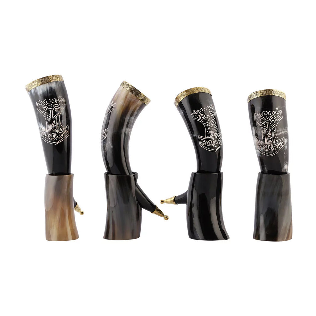 Handmade Food Safe Drinking Horn Mug I36629