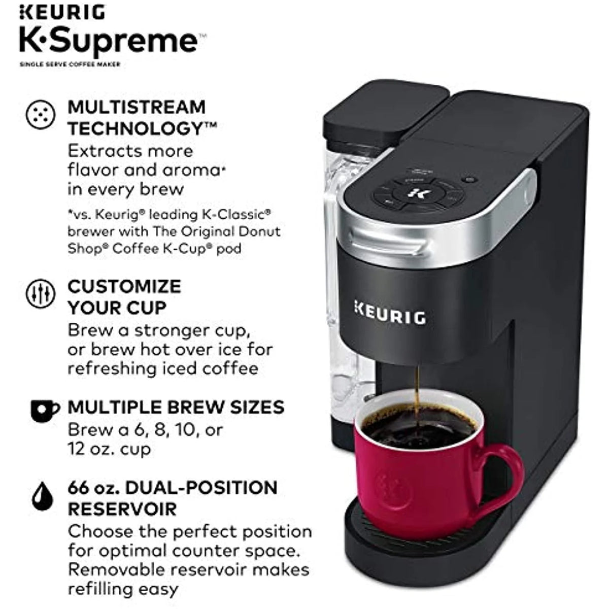 Single Serve K-Cup Pod Coffee Maker U467298