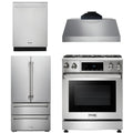 30 Gas Range, Range Hood, Microwave, Refrigerator, Dishwasher R70699