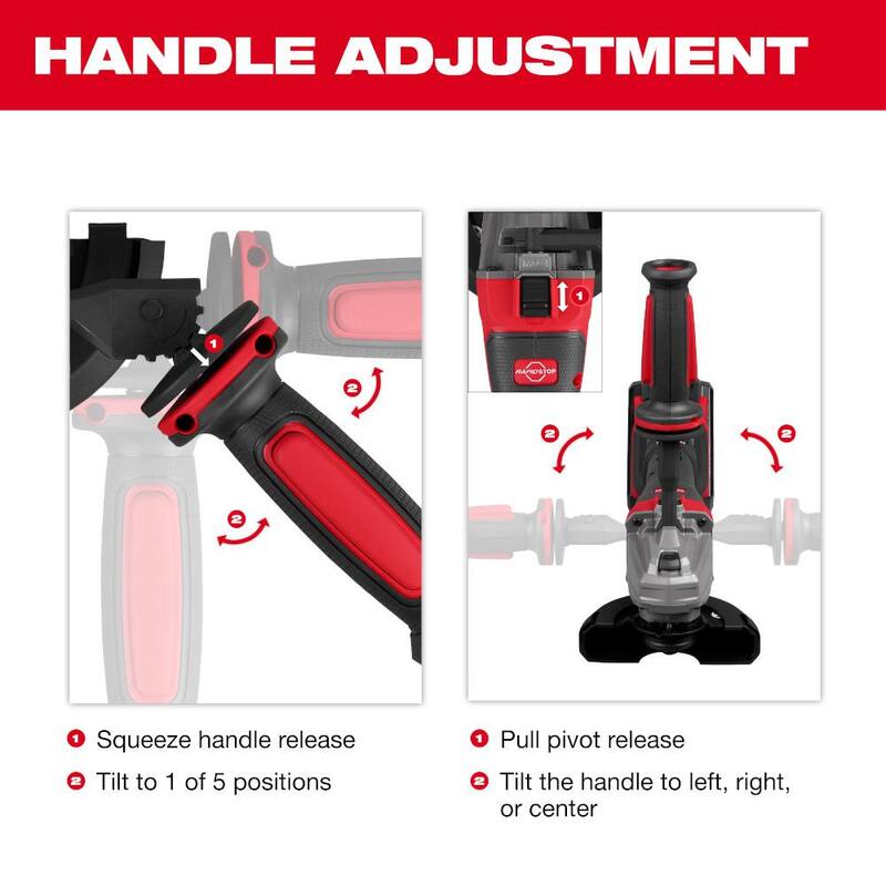 18V Lithium-Ion Brushless Cordless 4-1/2 in./5 in. Braking Grinder R3117