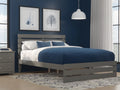 Queen Bed with Footboard and USB Charger U90230
