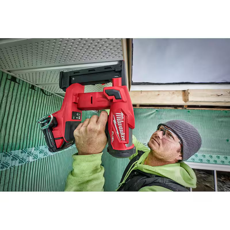 18-Volt Lithium-Ion Brushless Cordless 18-Gauge Narrow Crown Stapler Kit M211
