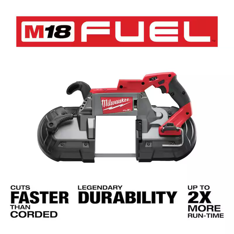 18V Lithium-Ion Brushless Cordless Deep Cut Band Saw and Grinder 2-Tool T349