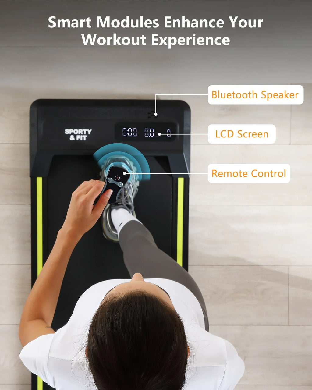 Treadmill 265 lb Capacity with LCD Display I7740