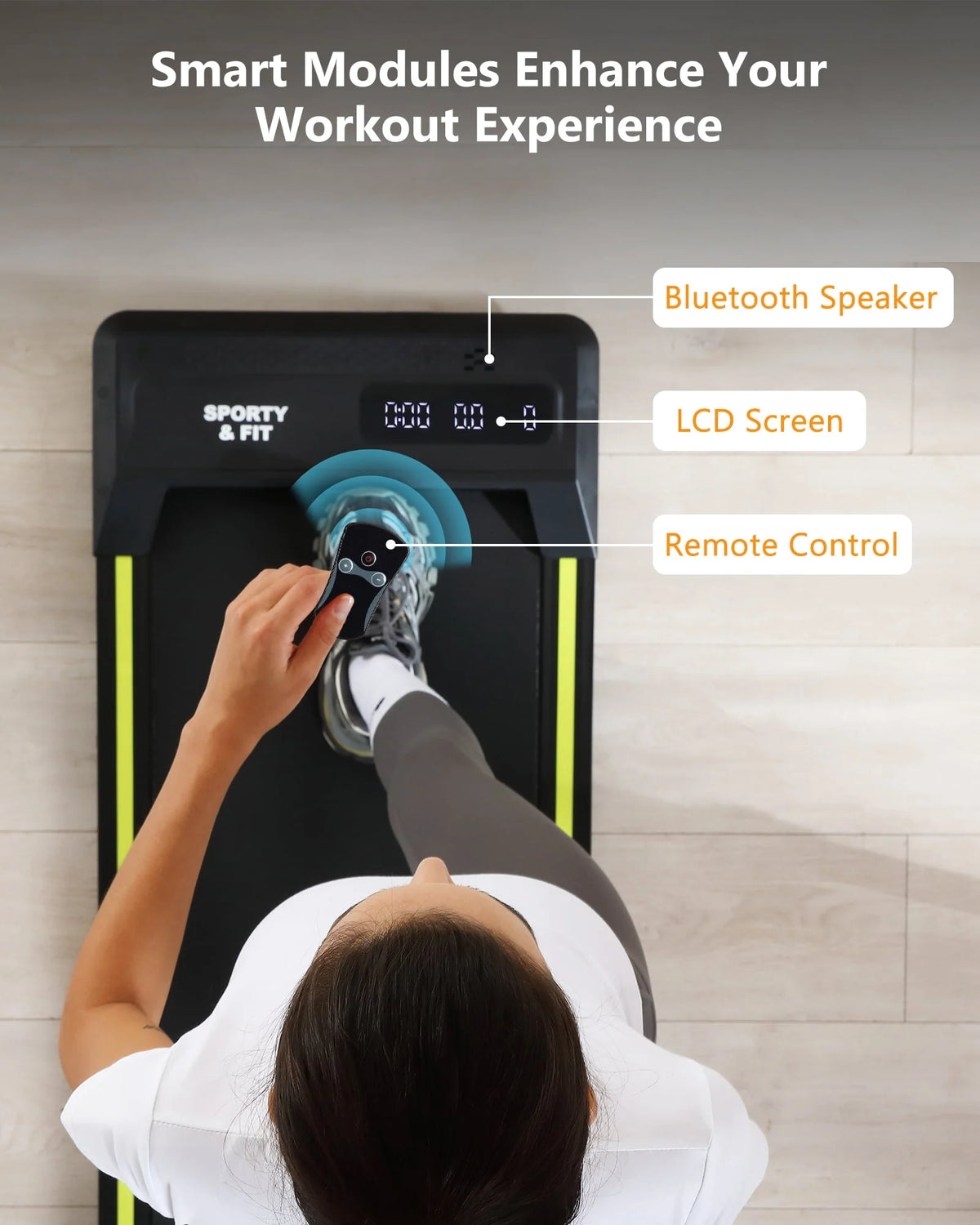 Treadmill 265 lb Capacity with LCD Display I7740