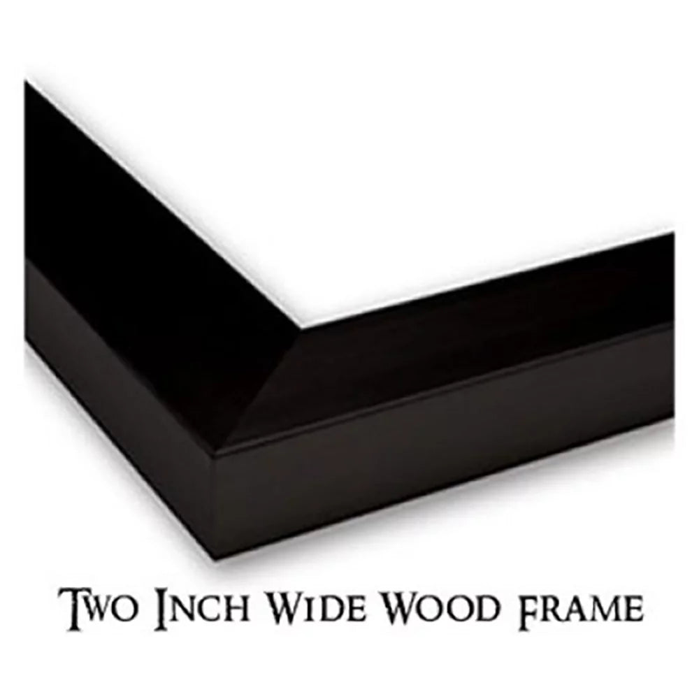Black Modern Framed Art Print G107