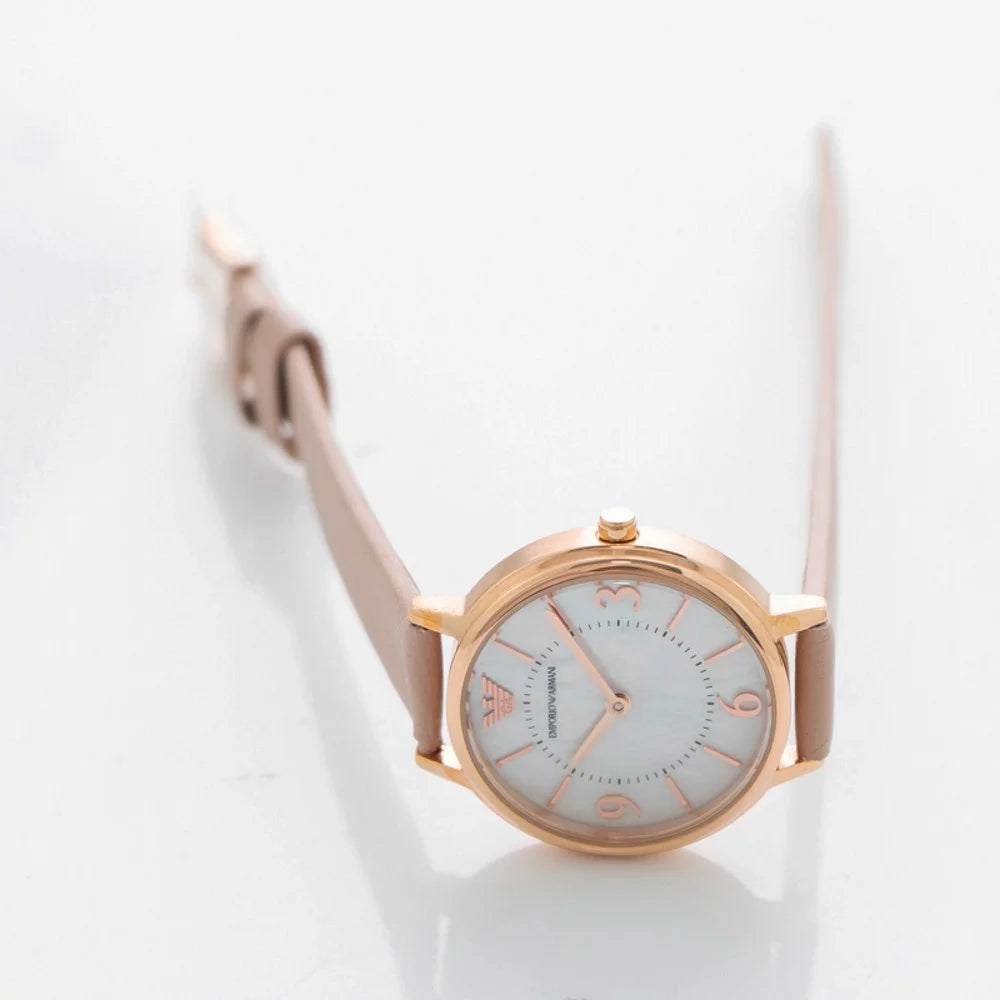White Mother of Pearl Dial Ladies Watch N7748