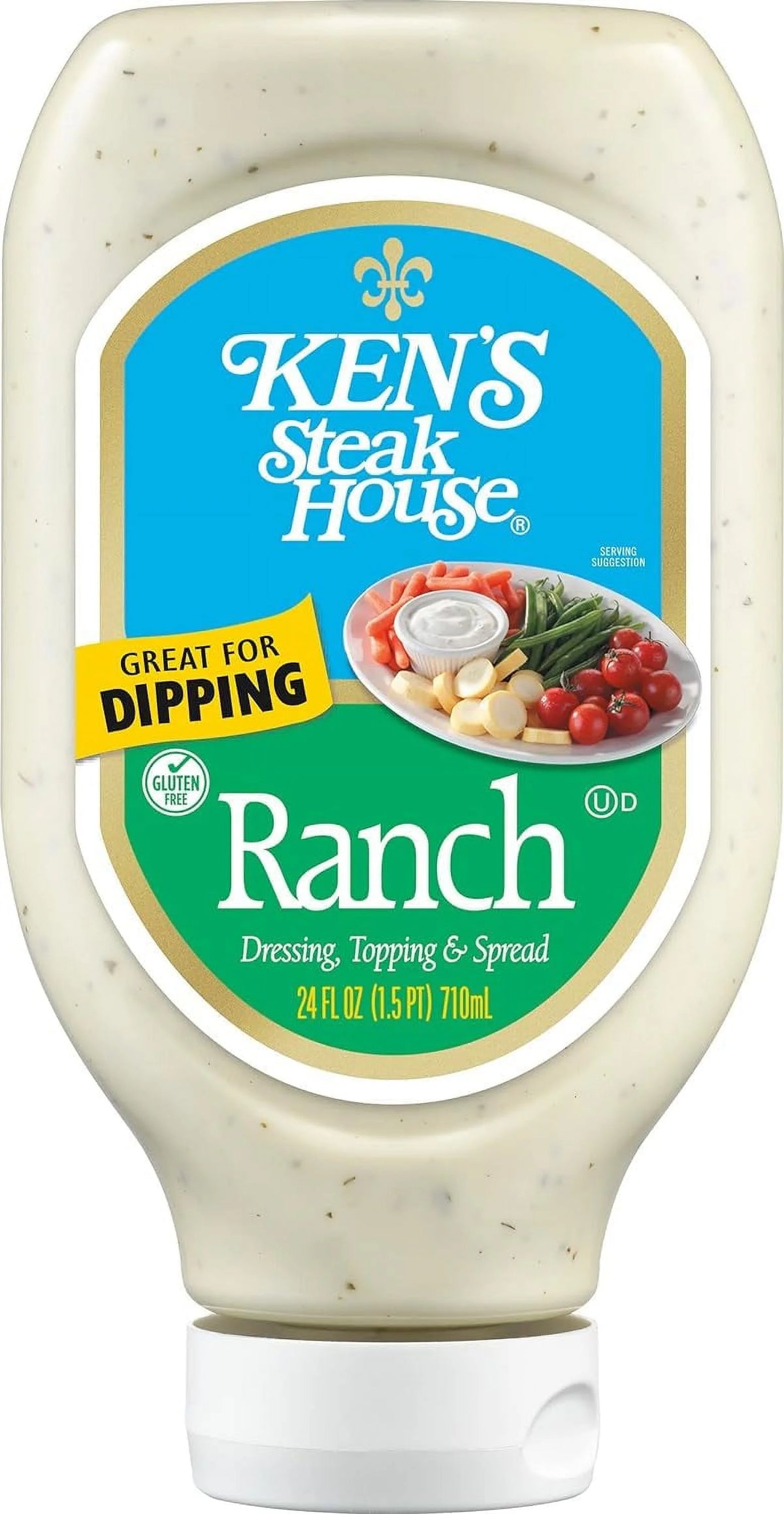 Ranch Dressing Topping & Spread 24 Fl Oz Pack Of 2 Gluten-Free V2148