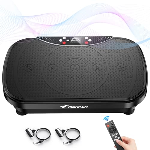 Vibration Plate Exercise Machine with Bluetooth and LED Display Y8547