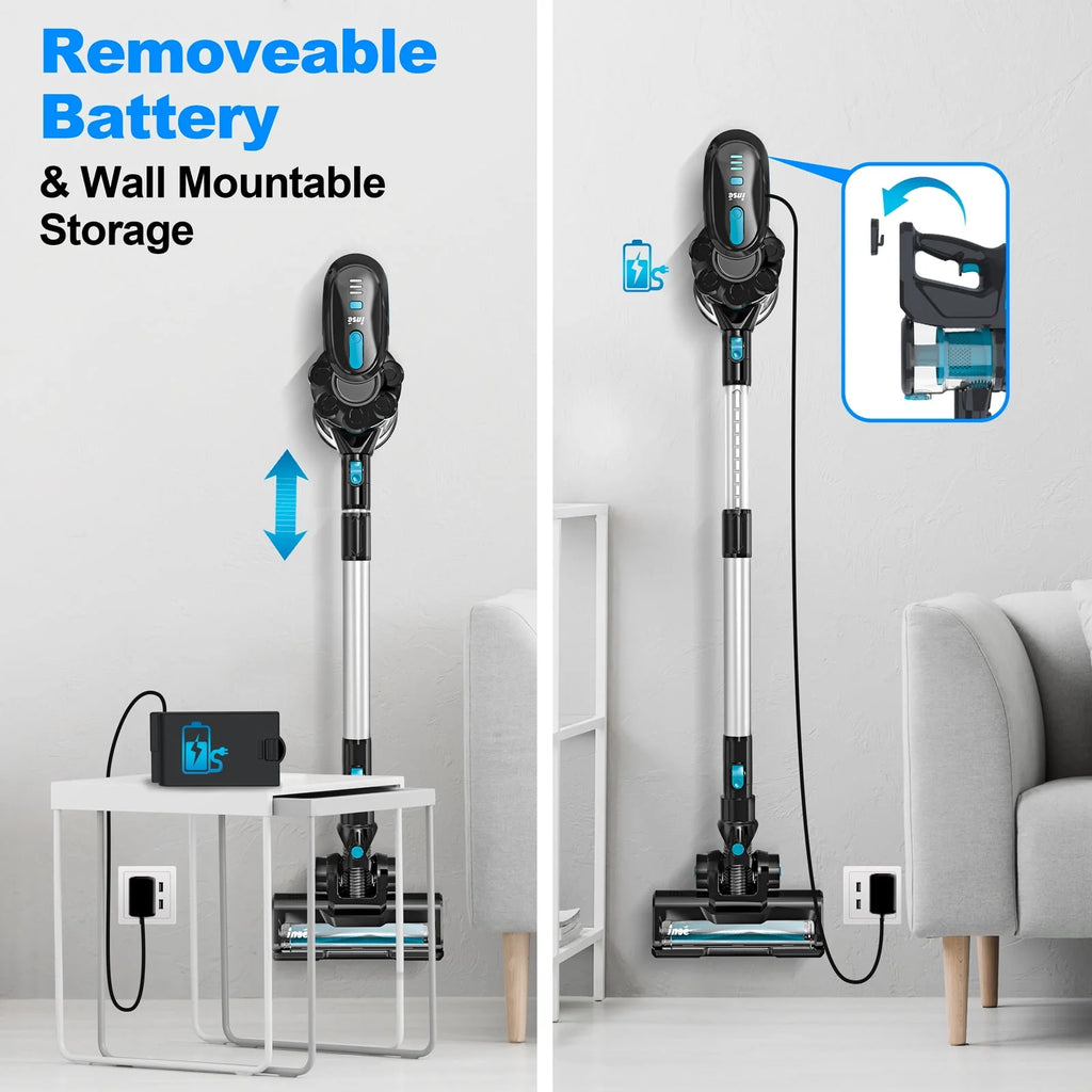 Cordless Stick Vacuum 20KPa 6-in-1 Blue W9633