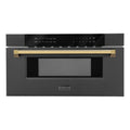 30 In. 1.2 cu. ft. Built-In Microwave Drawer Black Stainless Steel N344093
