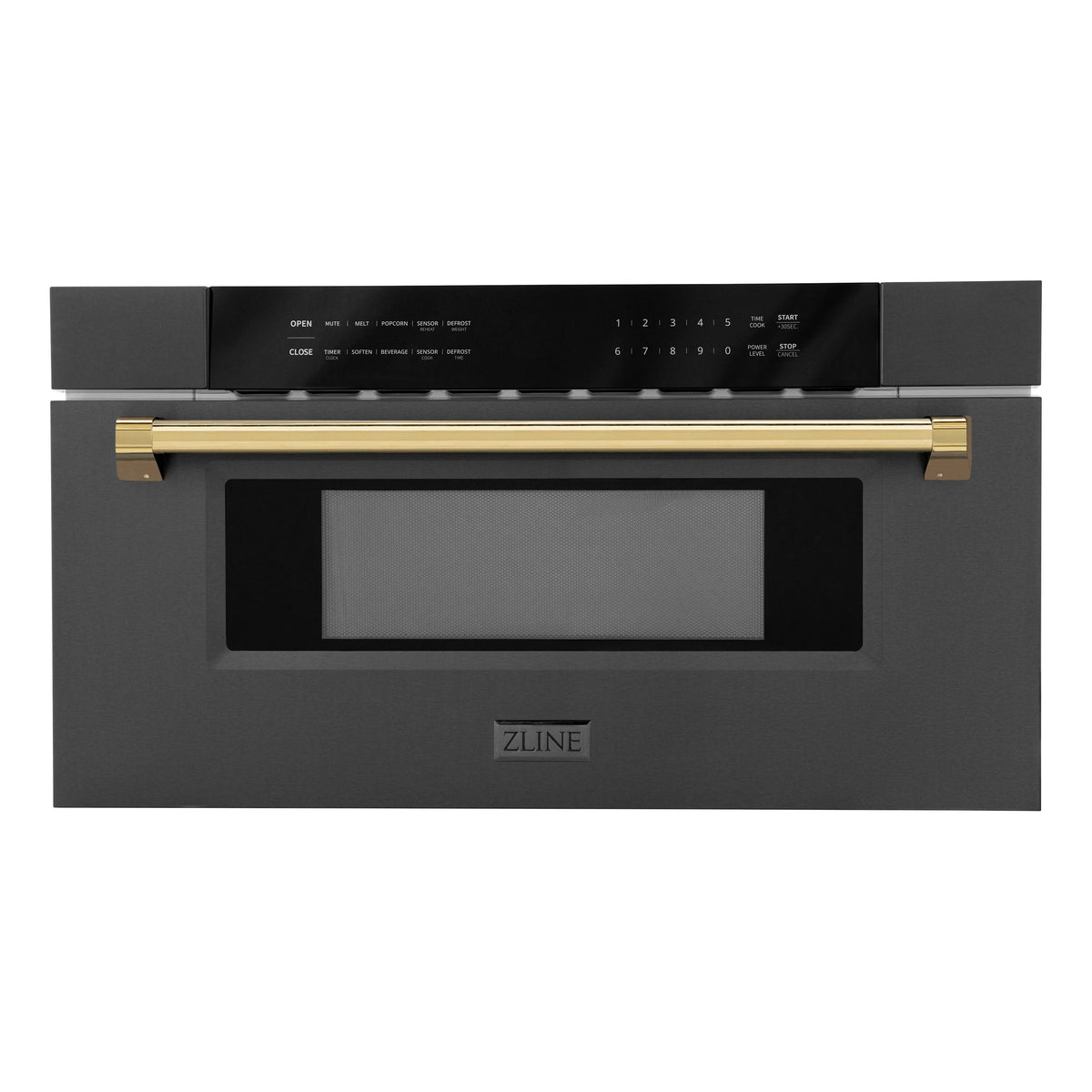 30 In. 1.2 cu. ft. Built-In Microwave Drawer Black Stainless Steel N344093