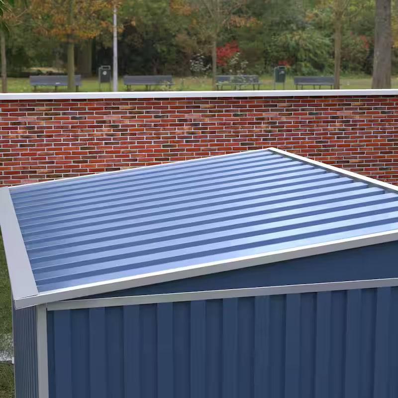 Blue Metal Outdoor Storage Shed P895002