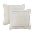 Ivory Paisley Euro Sham Q555