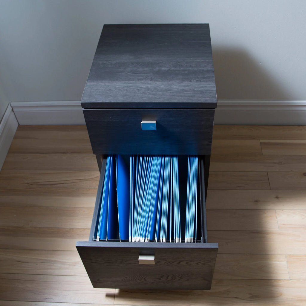 2 Drawer Vertical Wood Filing Cabinet P19221
