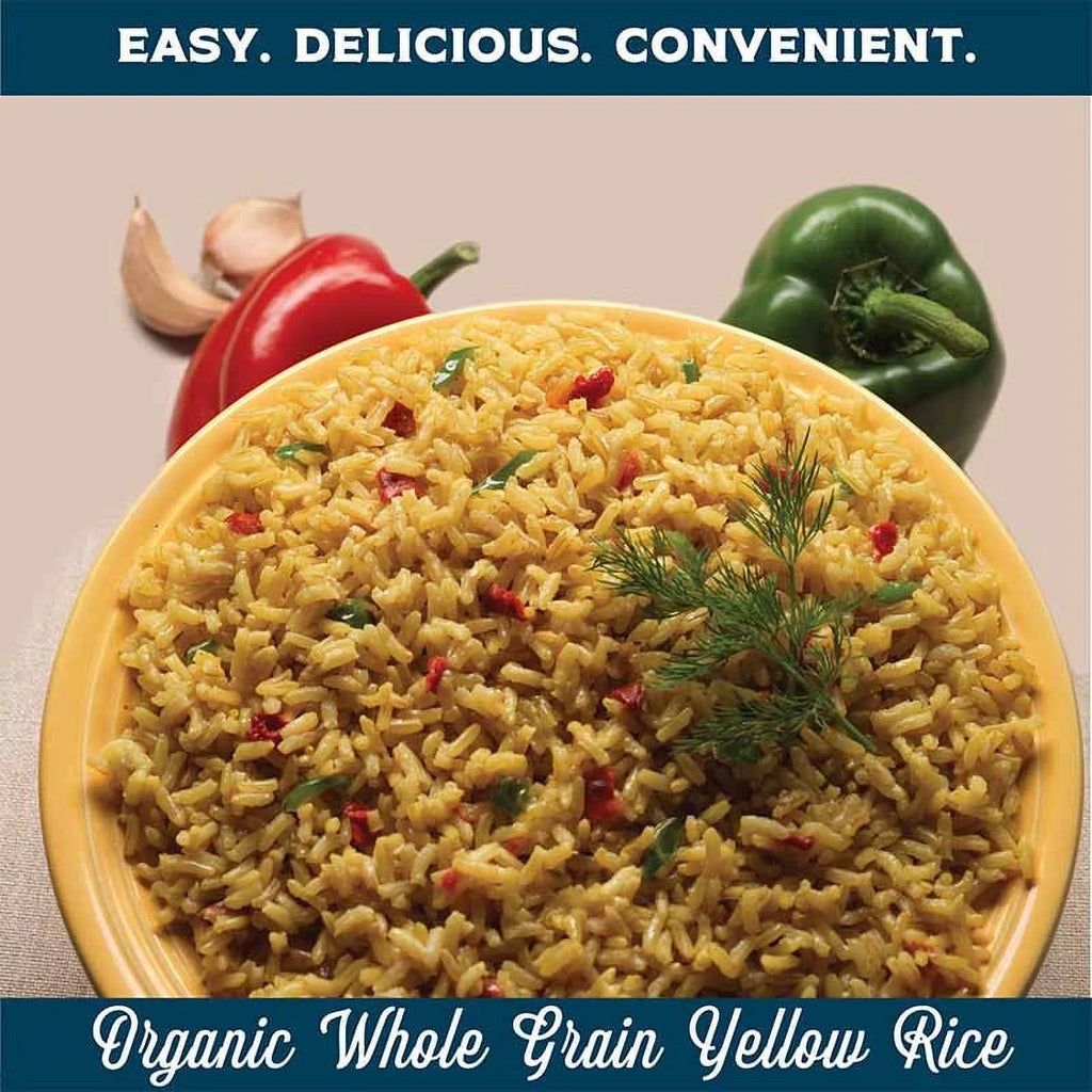 Organic Whole Grain Yellow Rice 6 oz Pack of 4 X61328