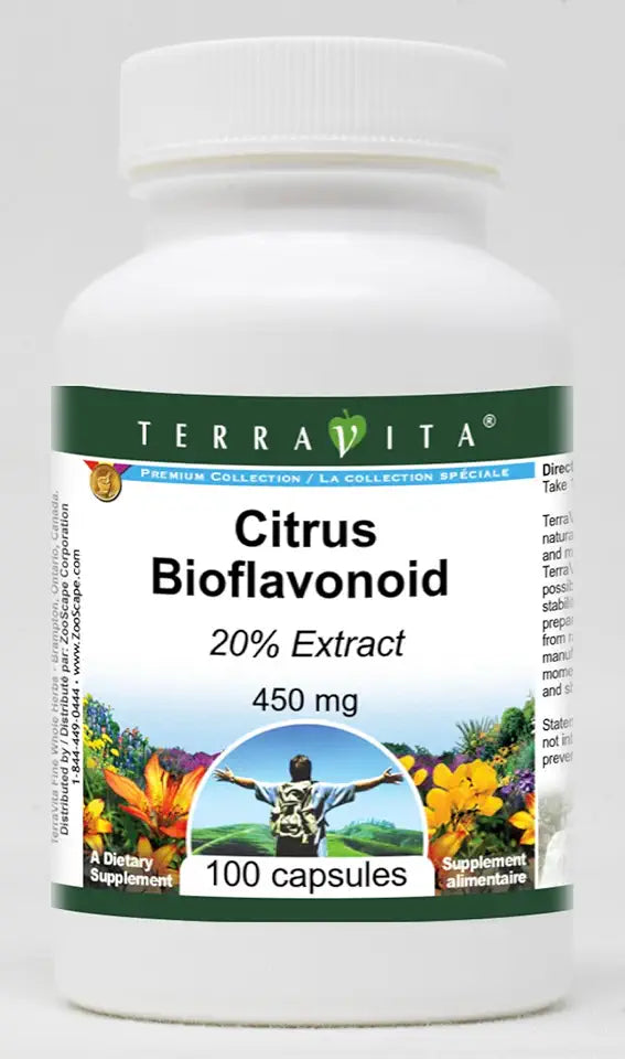 Citrus Bioflavonoid 20% 450 mg 100 Capsules 3 Pack R87317