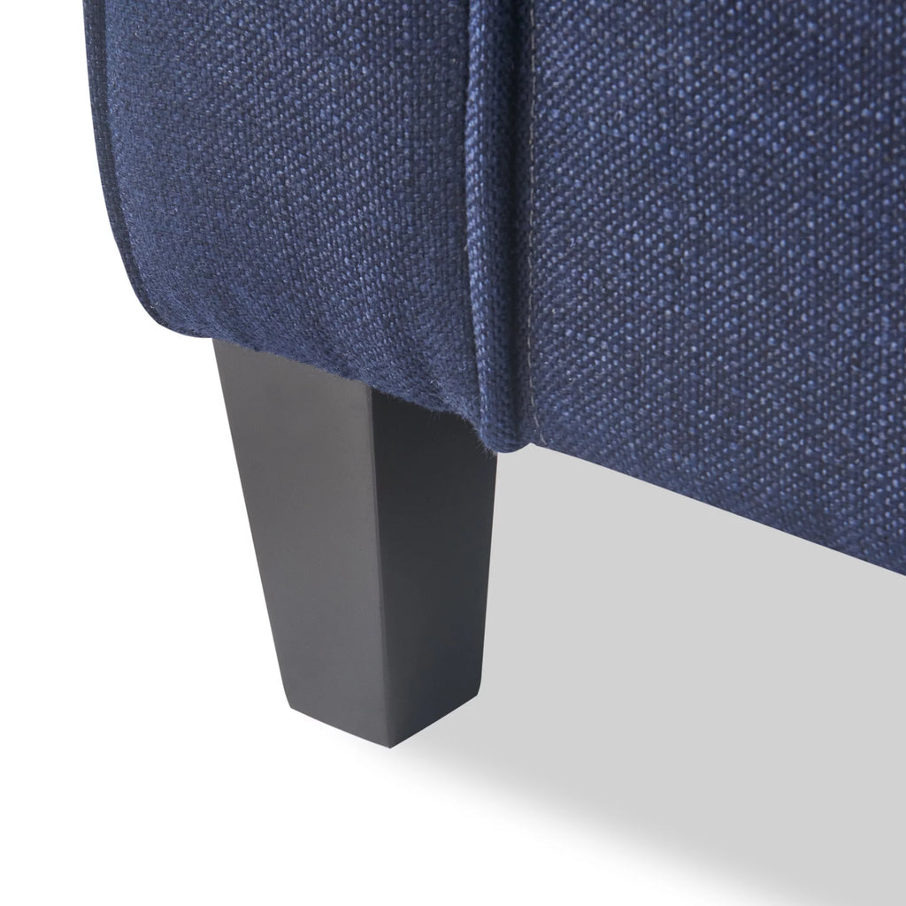 Navy Blue Fabric Sofa X431