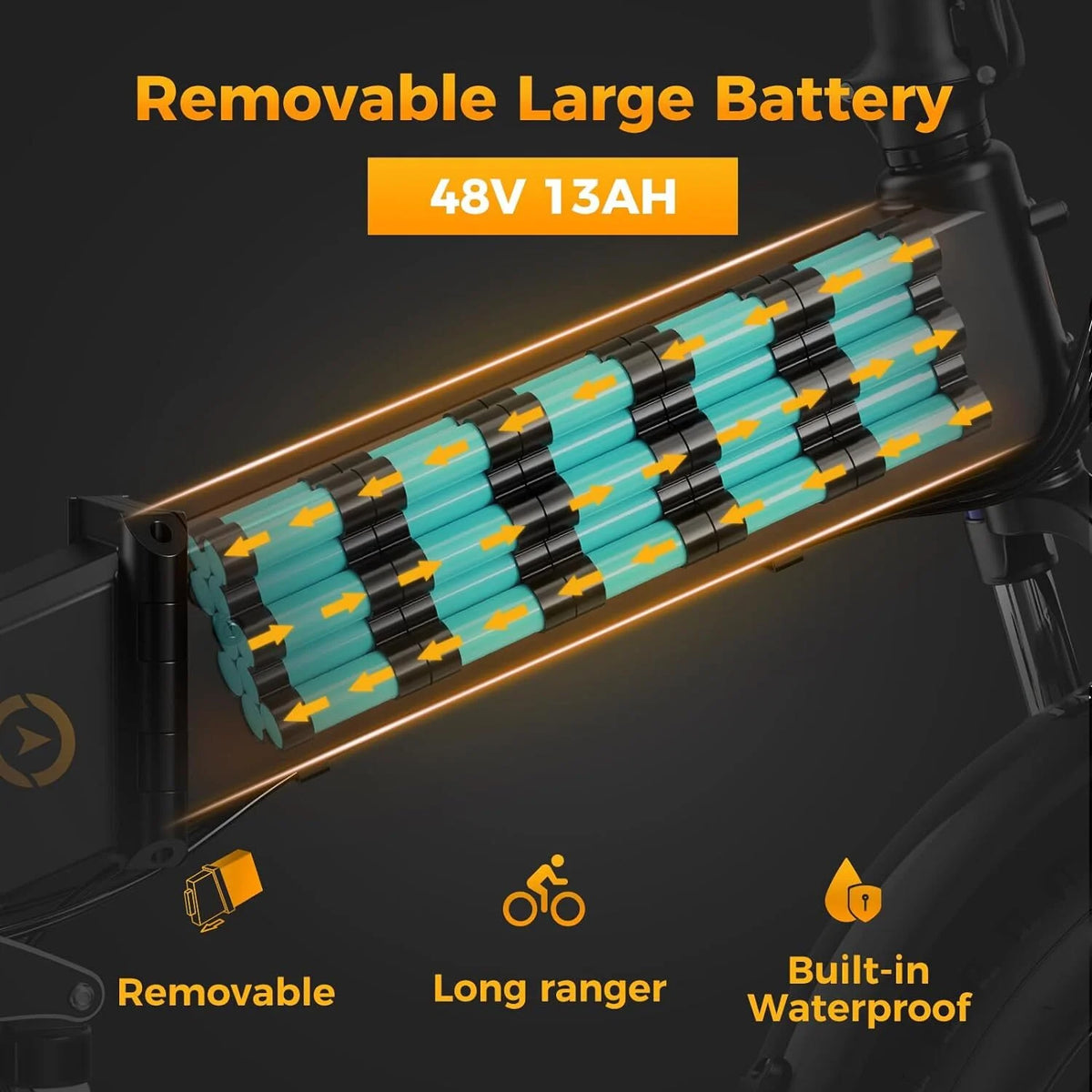 750W 20 x4.0 Fat Tire Foldable Electric Bike L763