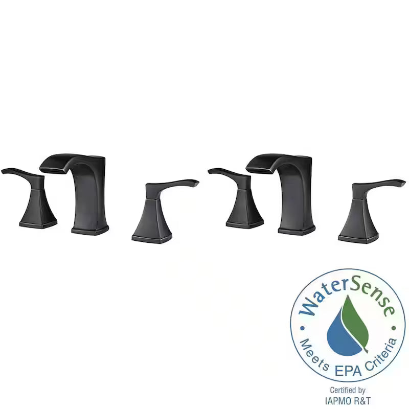 8 in. 2-Handle Bathroom Faucet in Tuscan Bronze 2-Pack N246799