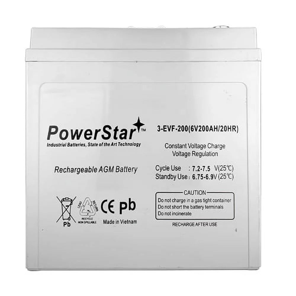 6V 200Ah Deep Cycle Flooded Lead Acid Battery x2 G106