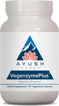 Digestive Enzymes with Bromelain Lipase Lactase Protease 60 Capsules M763