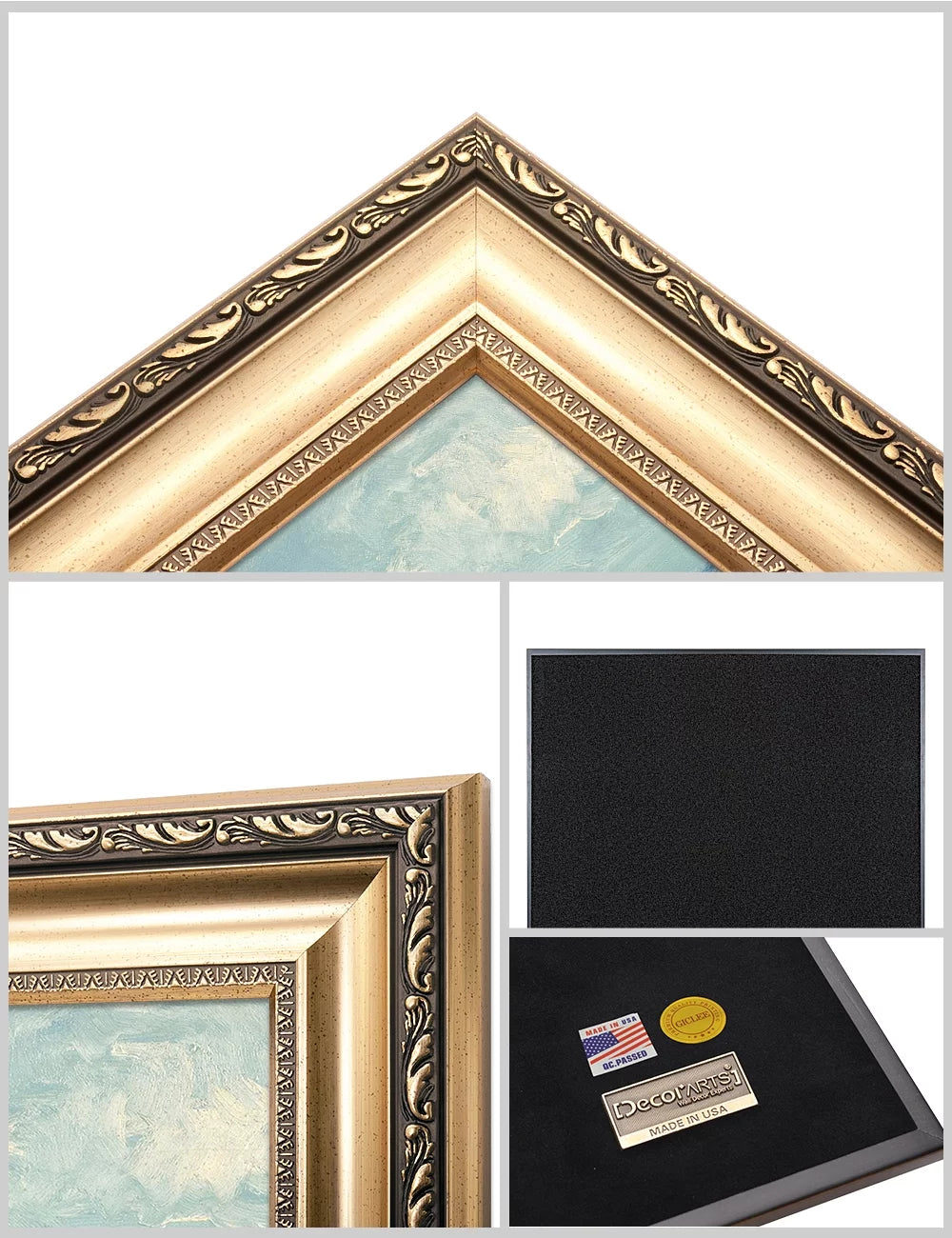 Giclee Print on Canvas Framed Wall Art 30x26 W770