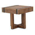 Wood End Table in Burnt Umber Brown N80598