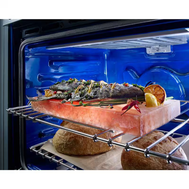27 in. Electric Convection Wall Oven with Built-In Microwave in Stainless Steel R687444