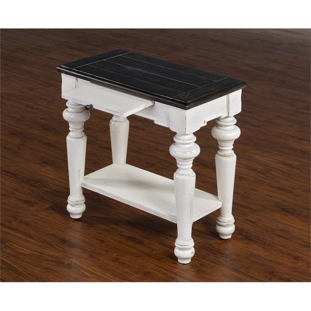 24" Wood Chair Side Table Set of 2 B57252