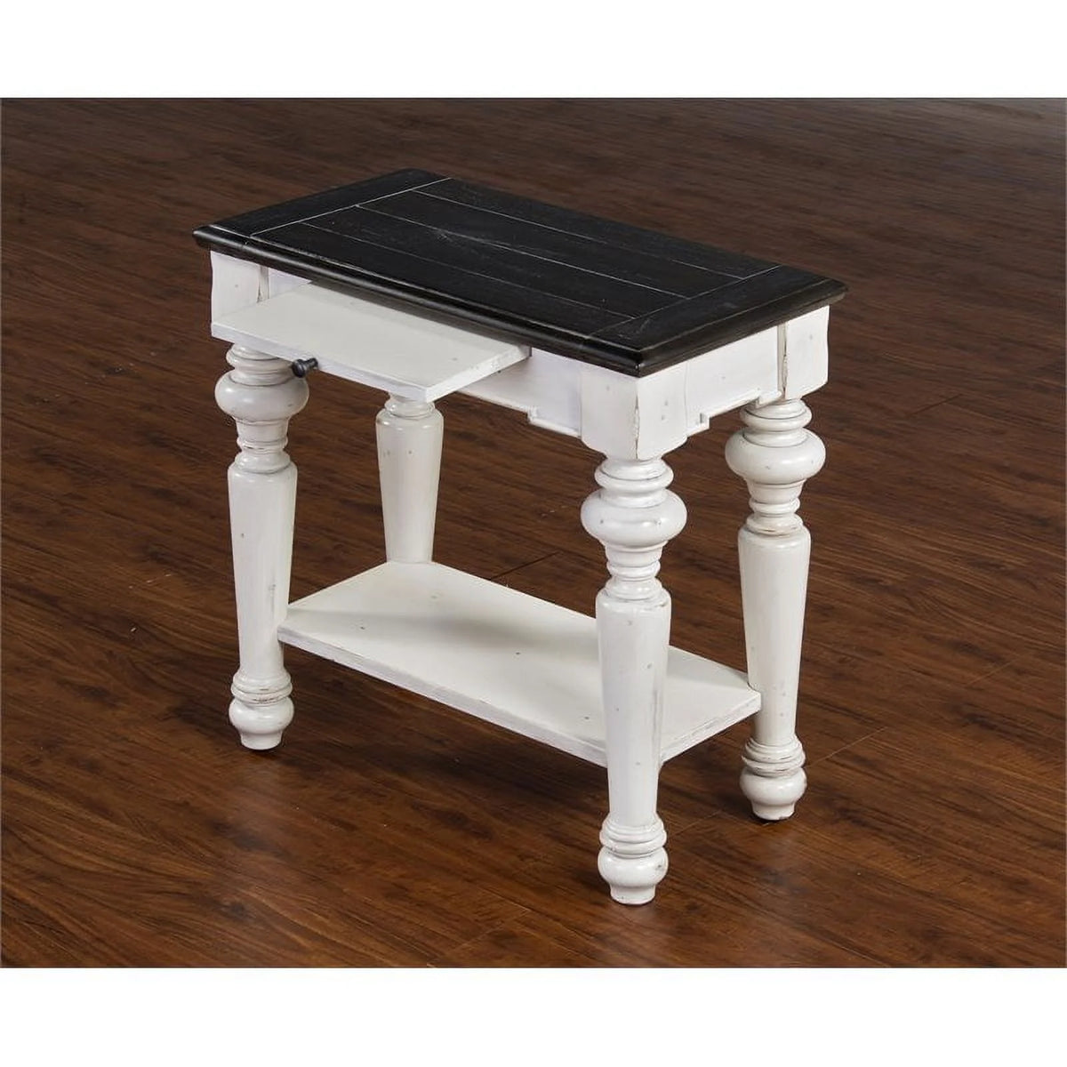 24" Wood Chair Side Table Set of 2 B57252