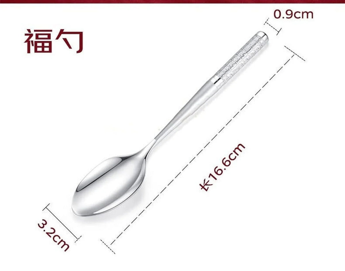 Solid 999 Sterling Silver Spoon J91566