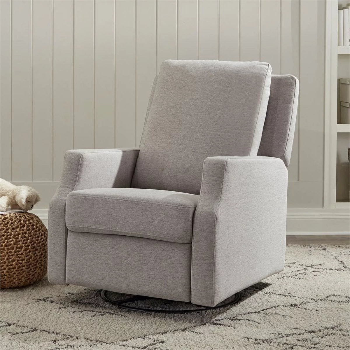 Cream Recliner and Swivel Glider V997661