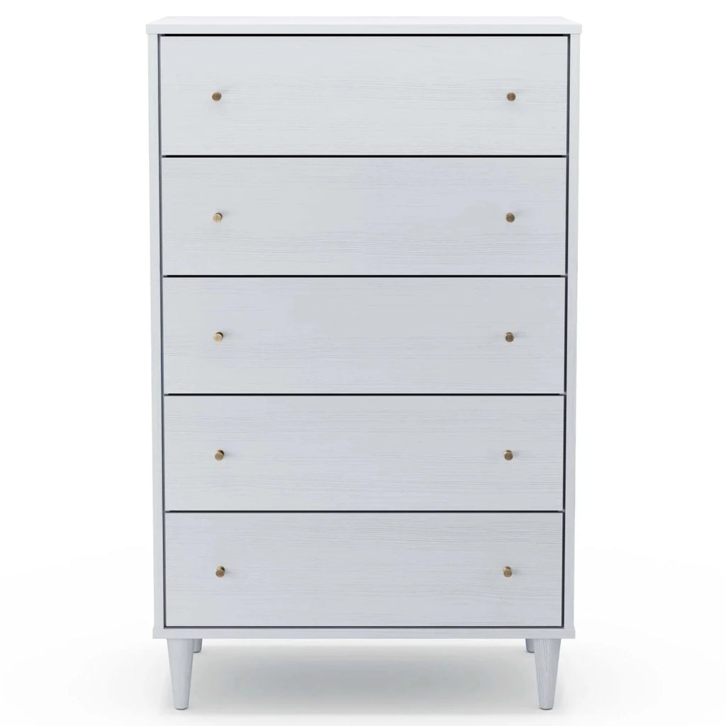 White 5 Drawer Chest Y50324