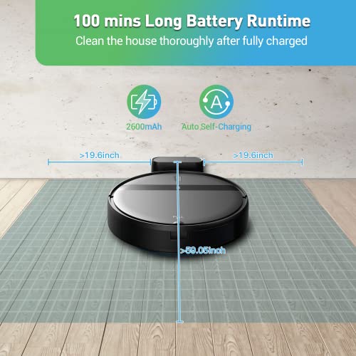 Robot Vacuum and Mop Combo 2300Pa Tangle-Free A643