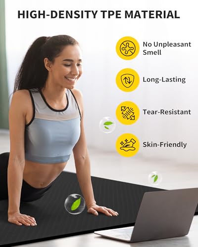 Large Yoga Mat 6'x 4' 1/4 inch R1583