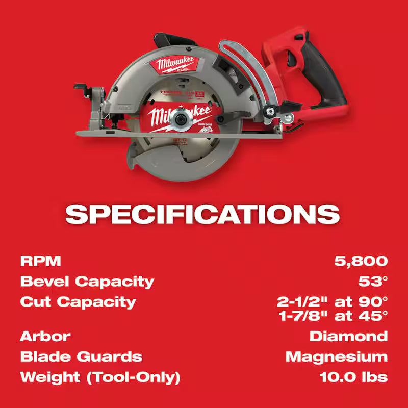 18V Cordless 7-1/4 in. Circular Saw with Jig Saw E494