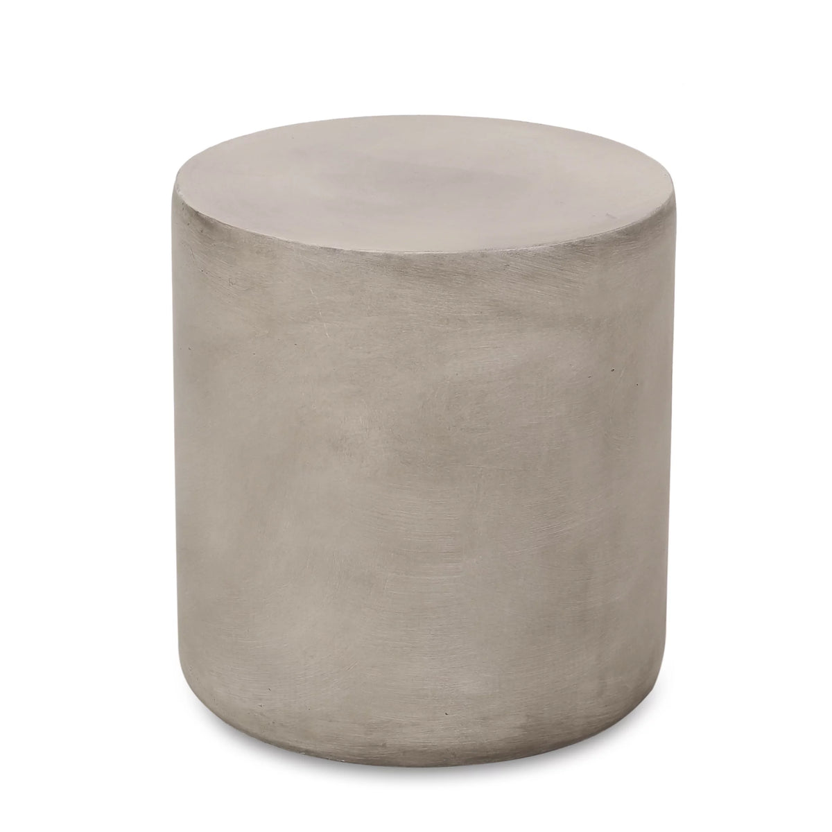 Light Gray Concrete Stone Side Table Y171053