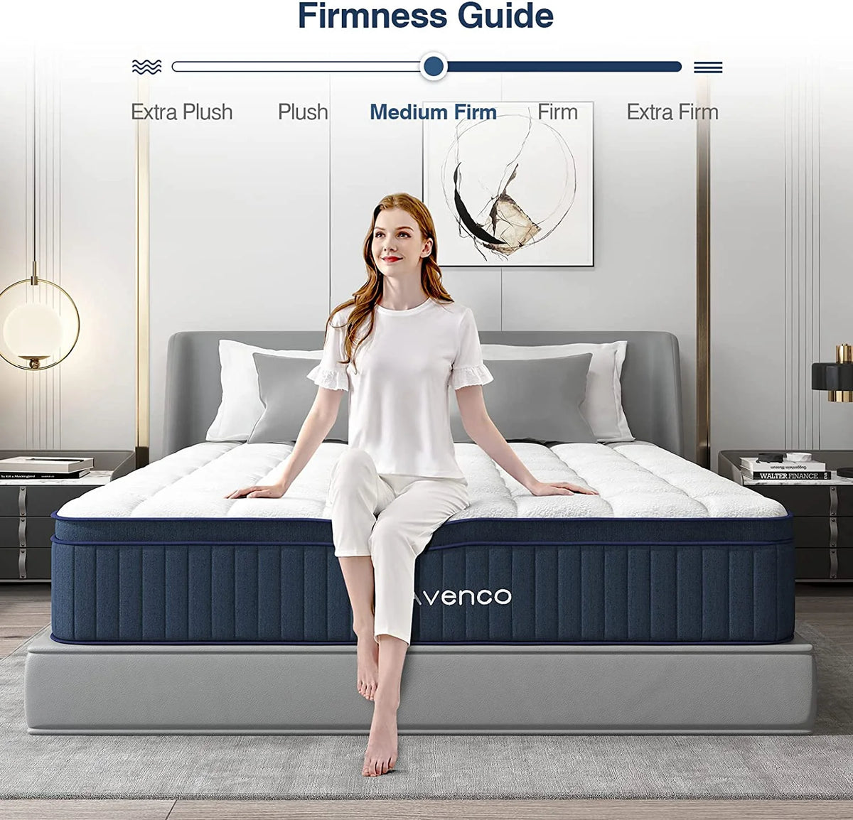 Full Size Gel Memory Foam Pocket Spring Hybrid Mattress X672