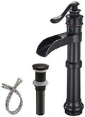 Oil Rubbed Bronze Vessel Sink Faucet with Pop Up Drain Z505841