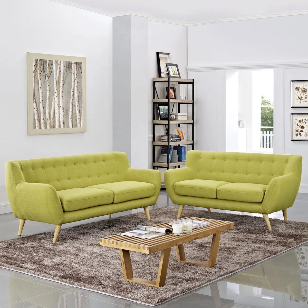 Brown 2-Pc Living Room Set A773