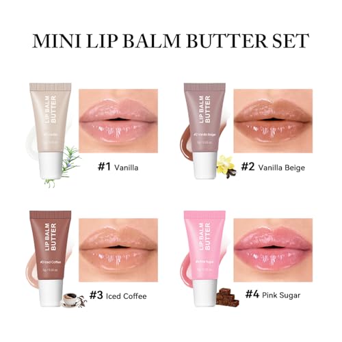 4Pcs Hydrating Lip Gloss Set U14156