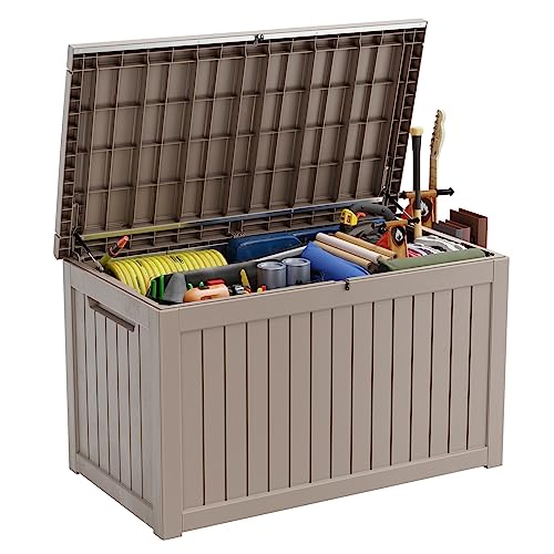 150 Gallon Waterproof Resin Outdoor Storage Box X4072
