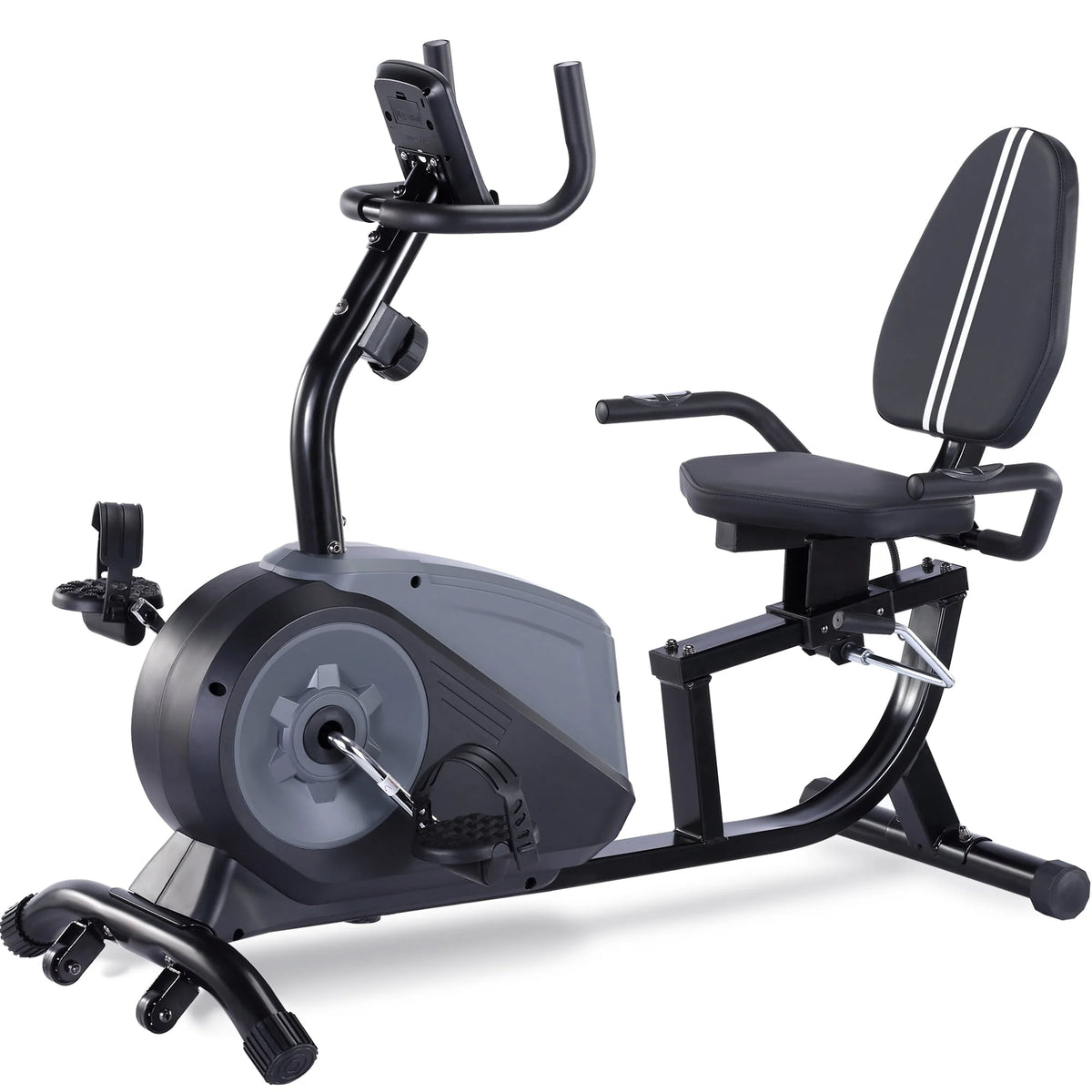 Recumbent Exercise Bike with 16 Levels Resistance 350 lb Weight Capacity Y764169