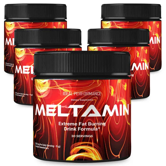 Meltamin Powder Energy Supplement Powder 5 Pack I55622