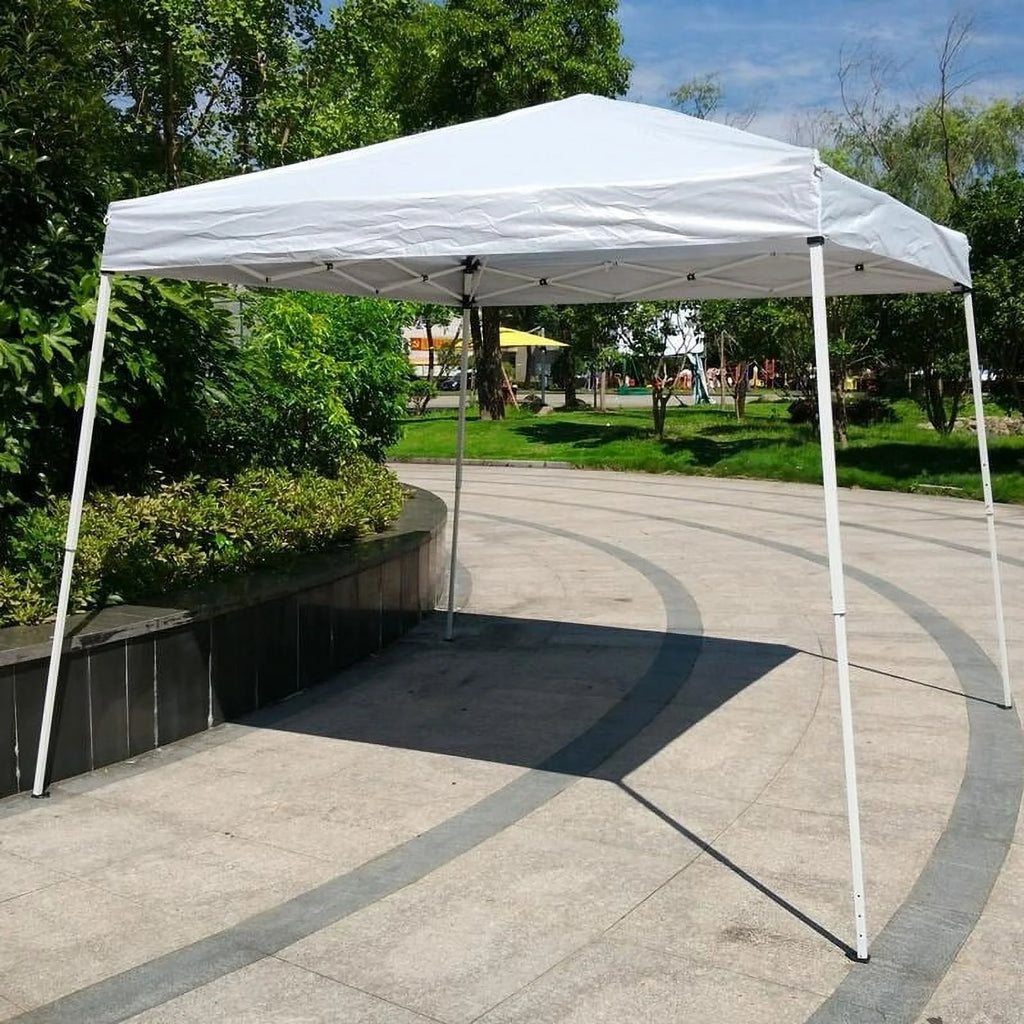 Camping Beach Gazebo Party Folding Sunshade Pop up Canopy Tent 8x8 Ft Top 6x6 Ft Blue D915437